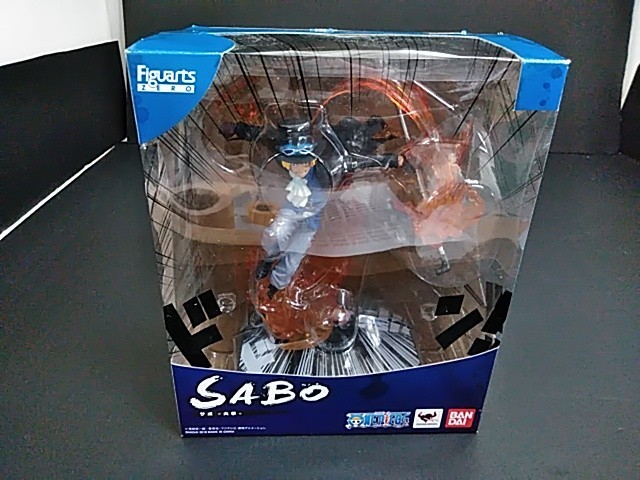 Oへ6120O14 開封 バンダイ フィギュアーツZERO ONE PIECE サボ 火拳 ワンピース フィギュア