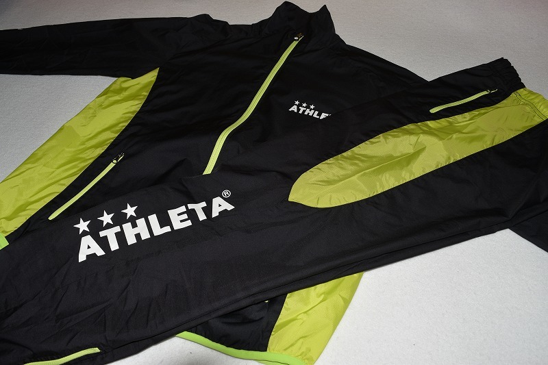 本物保証，100%新品 アスレタ ATHLETA 上下セット M ブラック(上下セット)｜売買されたオークション情報、yahooの商品情報をアーカイブ公開 - オークファン ジャージ