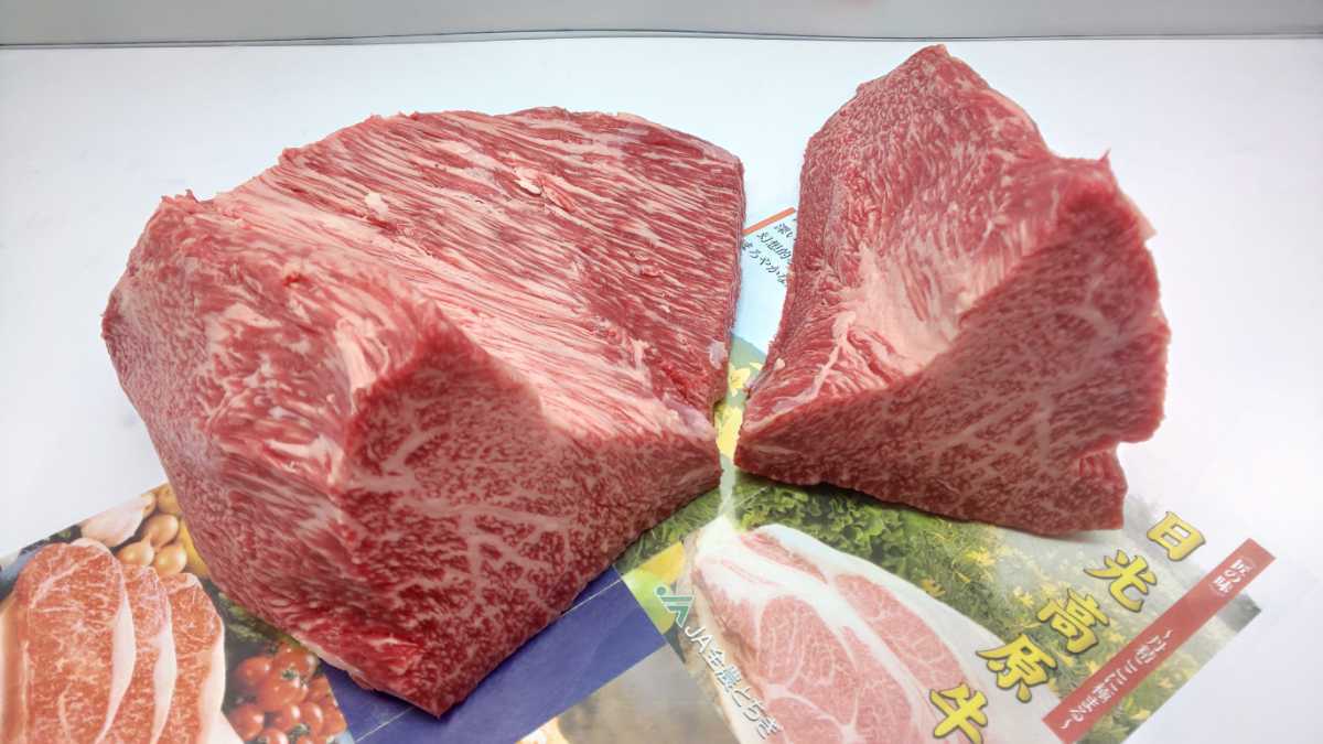 TEKINE29@適寝肉　1，85キロ㌘日光高原牛A5特選トモサンカク　栃木県産　冷蔵発送 TEKINE29@適寝肉 冷凍発送 0，81キロ㌘ブリスケA5日光高原牛① 希少部位ランプステーキトモサンカク A5ランクとちぎ和牛 高級