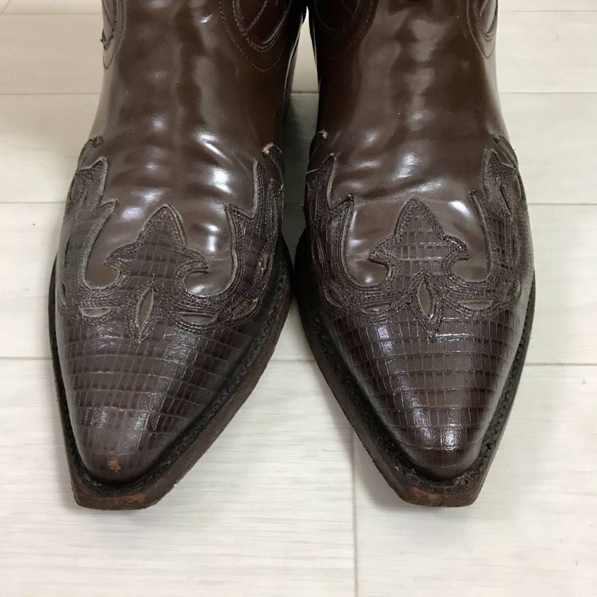 Northbrook(ノースブルック) ウエスタンブーツ ブラウン 茶 US7.5EE 約  