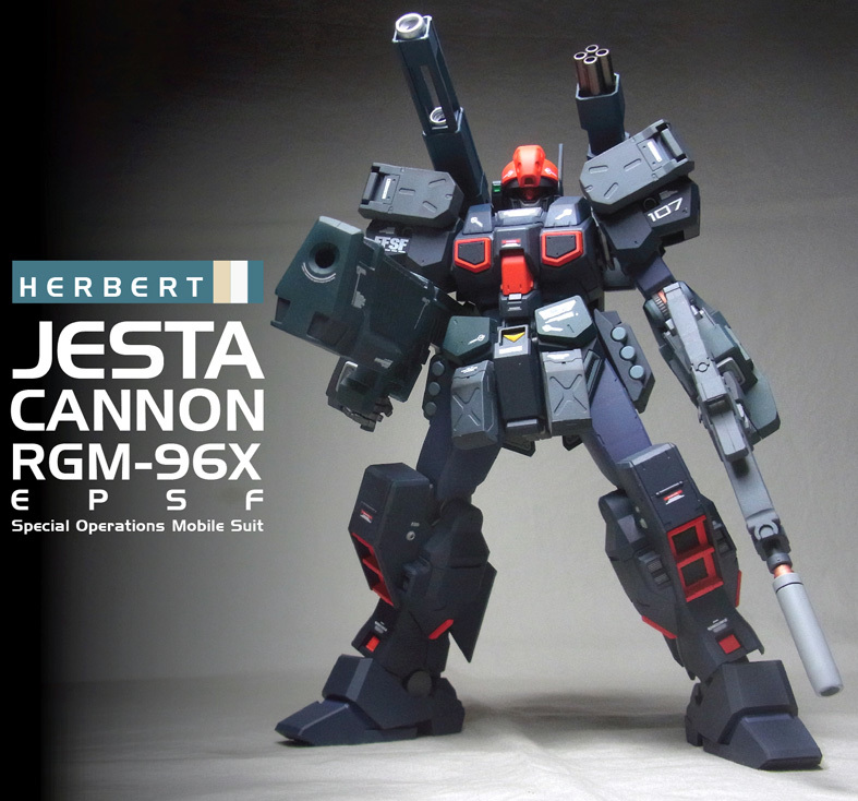 プラモデル RGM-96X ジェスタ・キャノン プレミアムバンダイ限定 （1