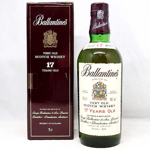 新作，お買い得 DKG 特級 国内正規品 Ballantine's VERY OLD 17 バランタイン ベリーオールド 17年 箱付き 750ml 43% スコッチウィスキー 43度 箱付き(スコッチ)｜売買されたオークション情報、yahooの商品情報をアー スコッチ