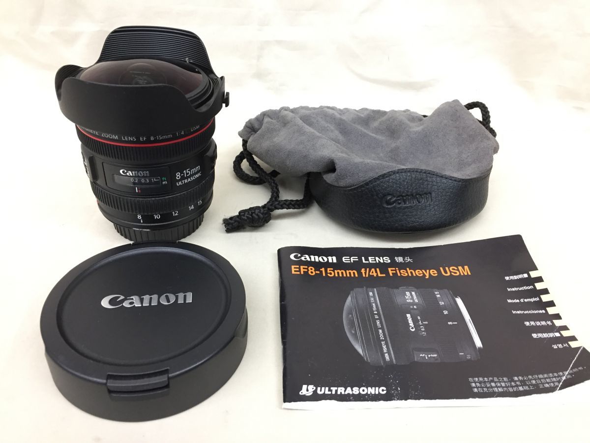 スーパーセール特価 ☆ EF 8-15mm F4 L USM / CANON / フィッシュアイ