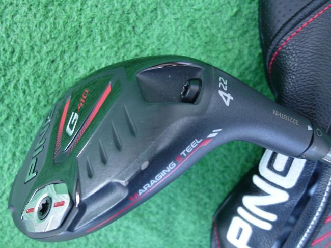 G410 PING ユーティリティ ALTA J CB JCB RED 22° 4U ピン ヘッドカバー付 Sシャフト SR 22度 4uの通販