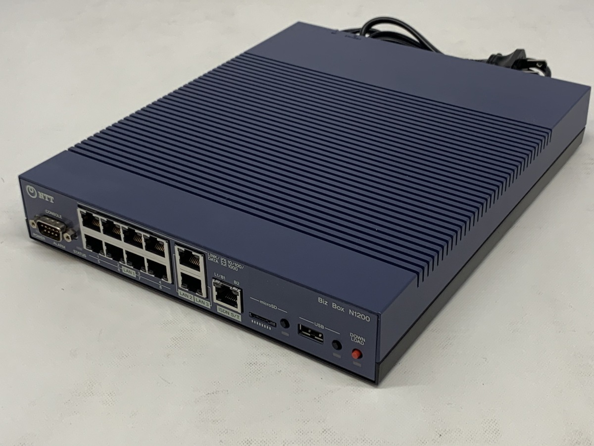 送料無料，低価 NTT Biz Box N1200 / ギガアクセス VPNルーター RTX1200 OEM 初期化済み 1円 1105-I(ルーター)｜売買されたオークション情報、yahooの商品情報をアーカイブ公開 - オークファン ルーター