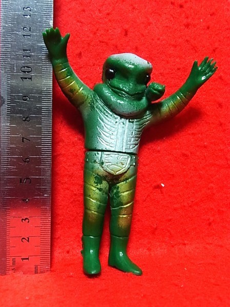 怪人 ウミヘビ男 ソフビ/フィギュア ポピー レア！当時物 ポピー 仮面