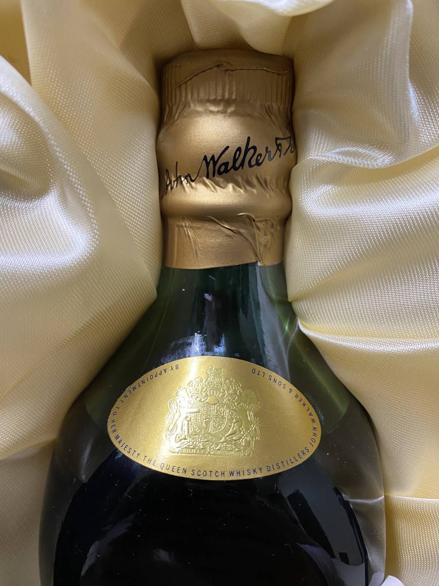 送料無料，限定SALE 未開栓 JOHNNIE WALKER ジョニーウォーカー Blue Label ブルーラベル スコッチ ウイスキー 750ml 43% 外箱付き 美品