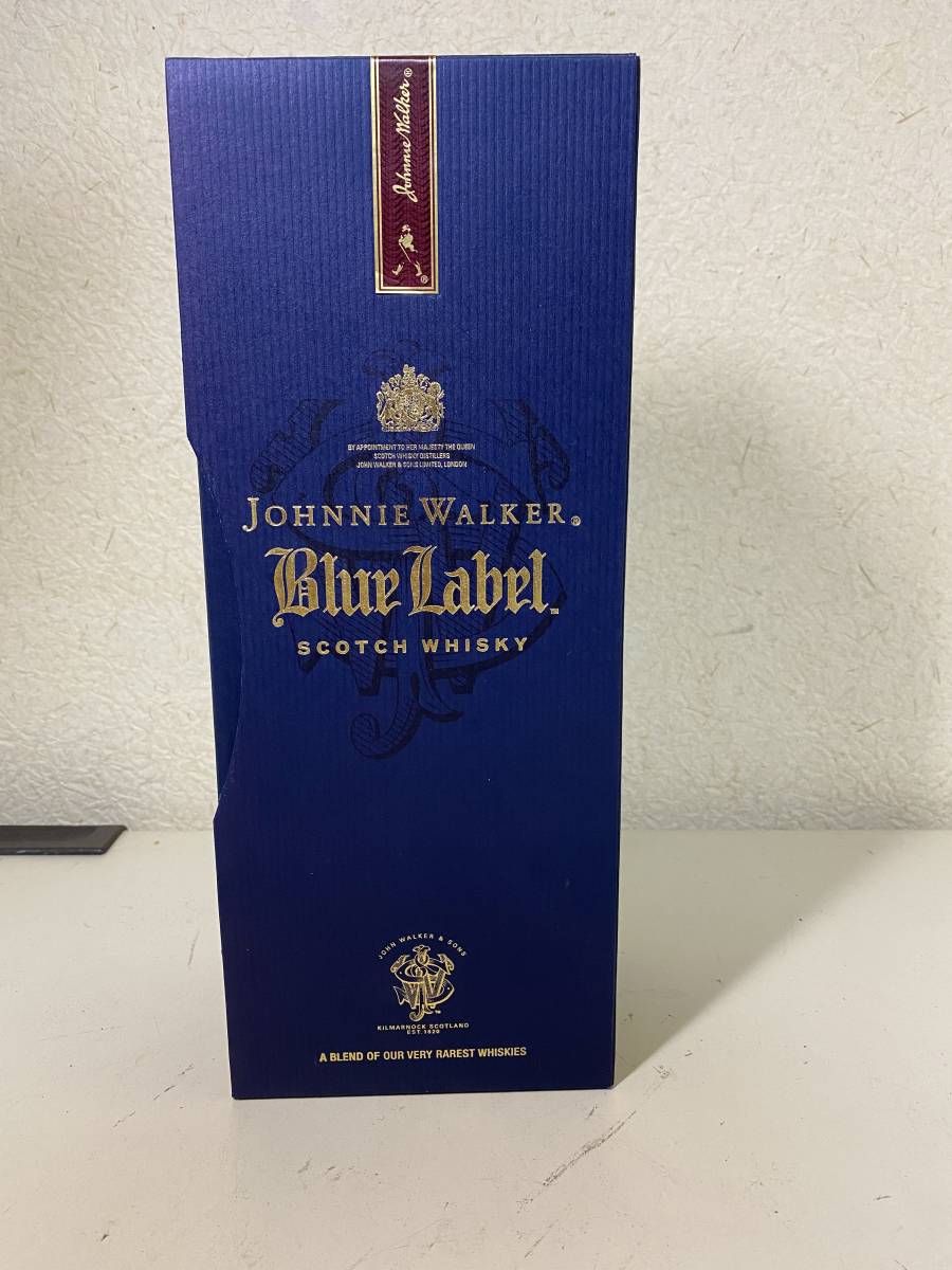 送料無料，限定SALE 未開栓 JOHNNIE WALKER ジョニーウォーカー Blue Label ブルーラベル スコッチ ウイスキー 750ml 43% 外箱付き 美品