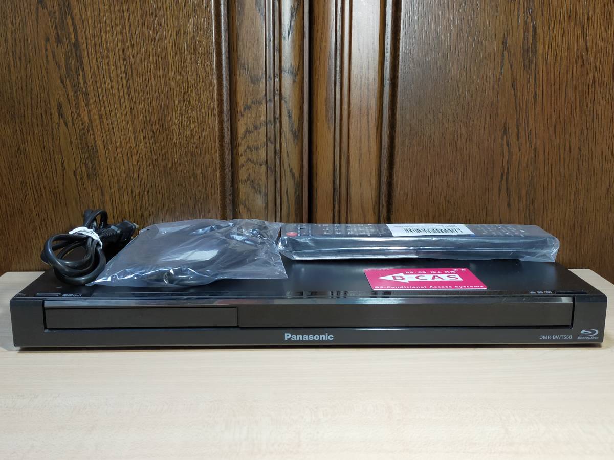 Panasonic DMR-BWT560&frasl;2番組同時録画可&frasl;B-CAS，新品リモコン，HDMI