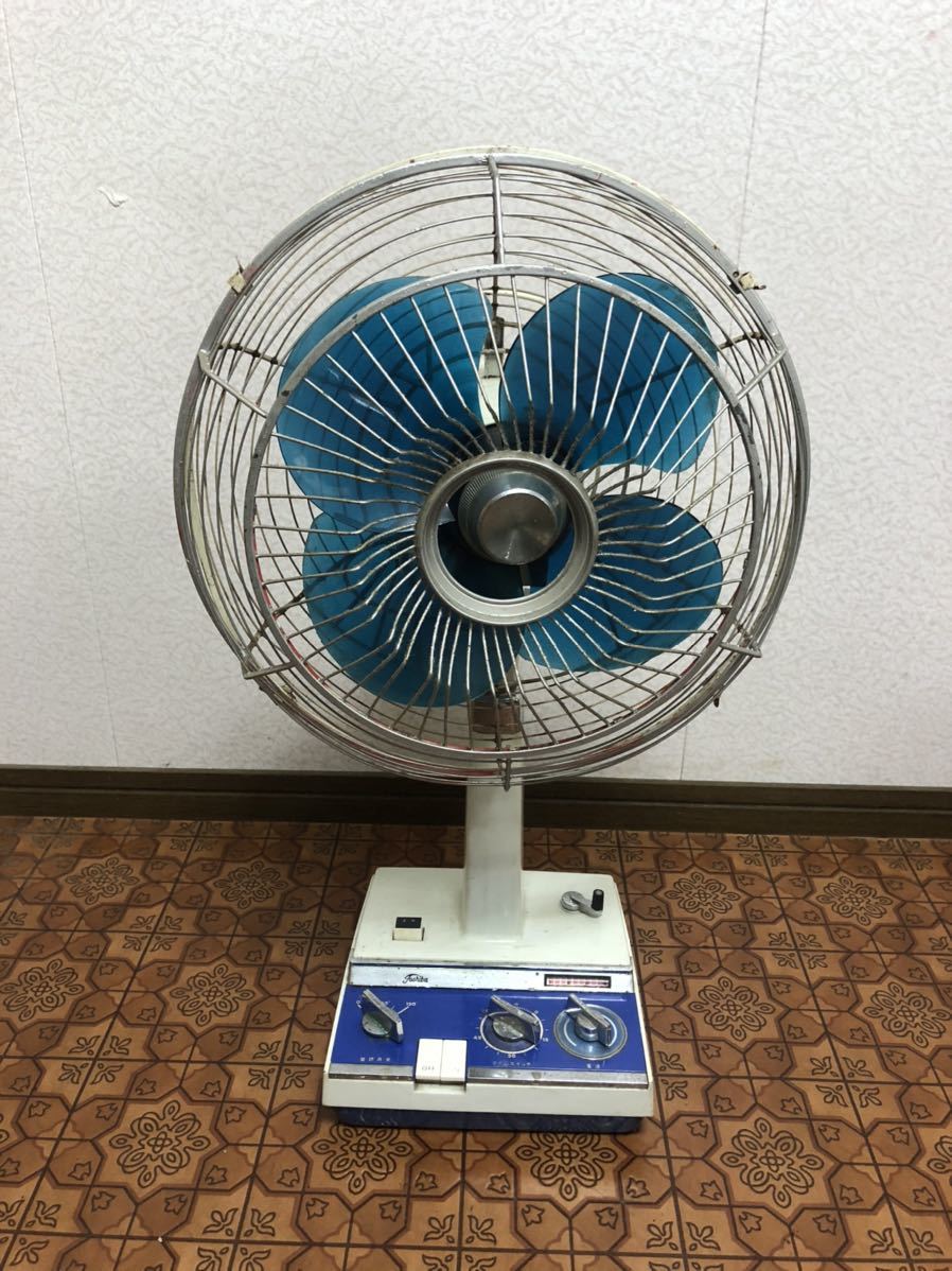 電化製品 東芝 扇風機 昭和レトロ レトロ扇風機 Electric fan 芝浦 3枚 