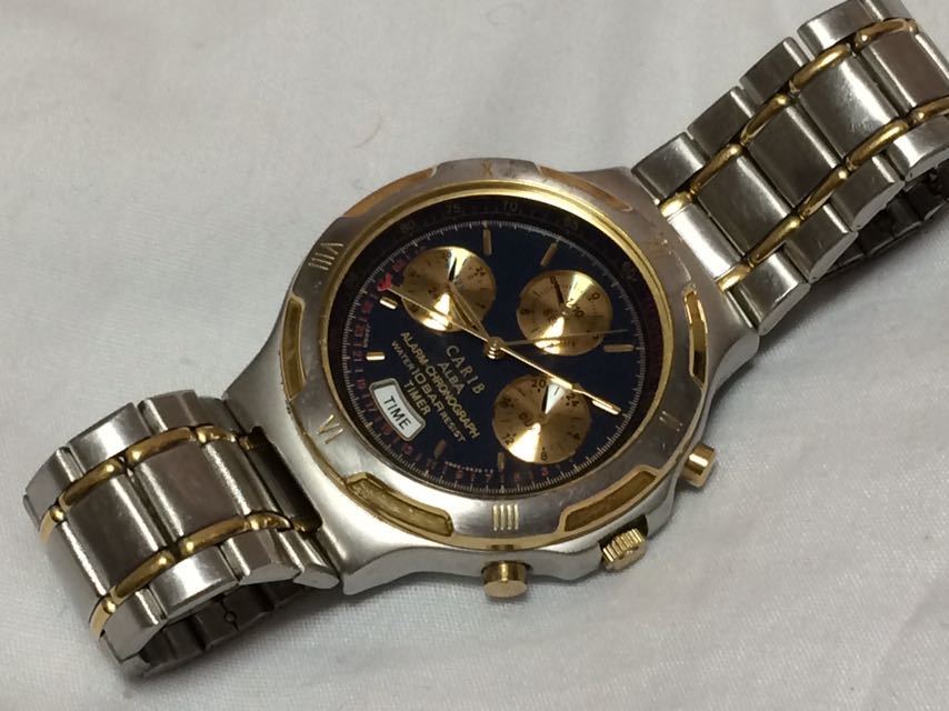 SEIKO ALBA CARIB N944-6A40 クロノグラフ アルバ カリブ 動作品 セイコー