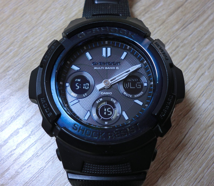  お宝 カシオ Gショック AWG-M100BC-2AJF 電波ソーラー メタルコアバンド 青ブルー 黒ブラック マルチバンド CASIO G-SHOCK(G-SHOCK)｜売買されたオークション情報、yahooの商品情報をアーカイブ公開 - オ G-SHOCK