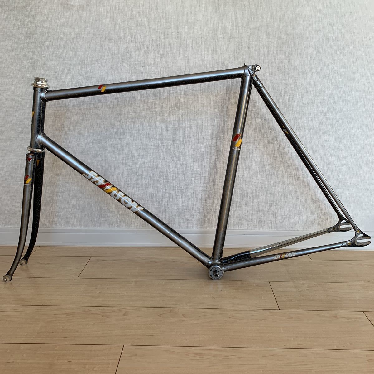SAMSON サムソン 競輪 KEIRIN ピスト フレーム 美品 ホリゾンタル 