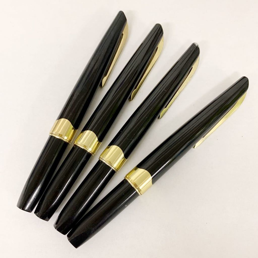 直接管理販売 PLATINUM プラチナ 万年筆4本おまとめ 全てペン先18K 750