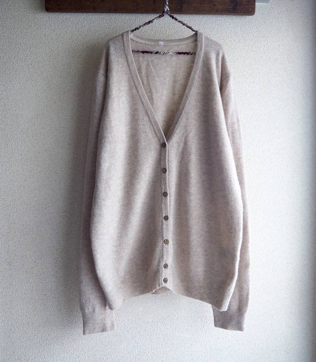 Muji 無印良品 カシミヤ混 長袖カーディガン ベージュ Vネック Lサイズ その他 売買されたオークション情報 Yahooの商品情報をアーカイブ公開 オークファン Aucfan Com