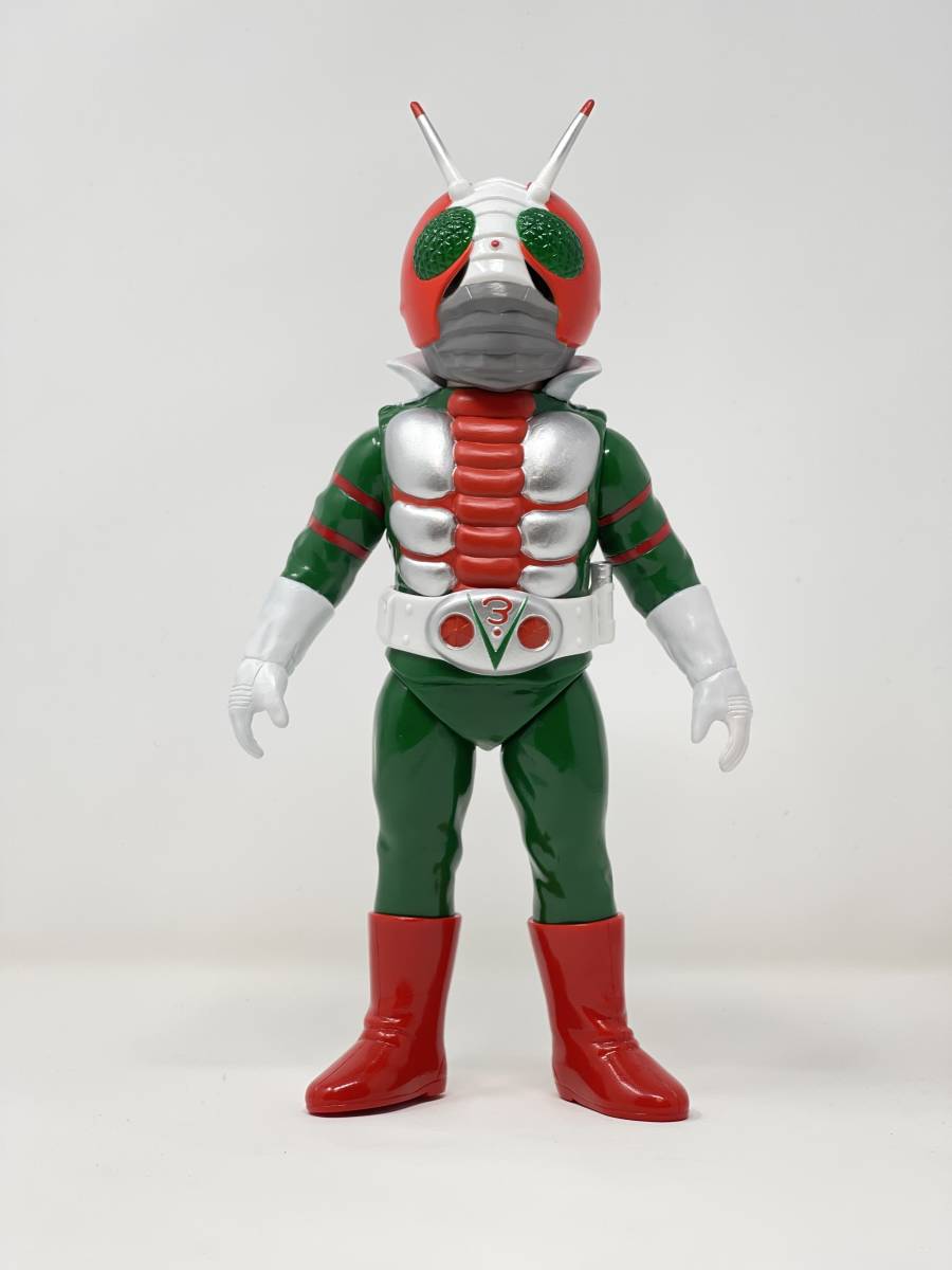 メディコムトイ 東映レトロソフビコレクション 仮面ライダーV3（新色