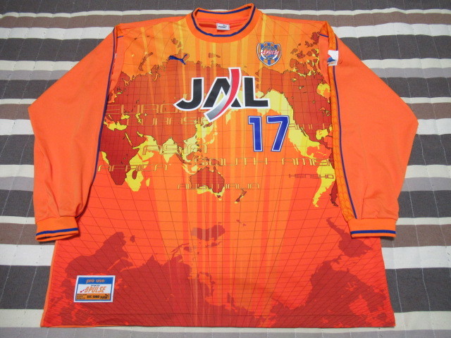 【大得価，新作】 非売品 清水エスパルス 2004年シーズン 1st用 長袖 鶴見智美 3XOサイズ 選手実着用品 検支給品(Jリーグ)｜売買されたオークション情報、yahooの商品情報をアーカイブ公開 - オークファン ユニフォーム
