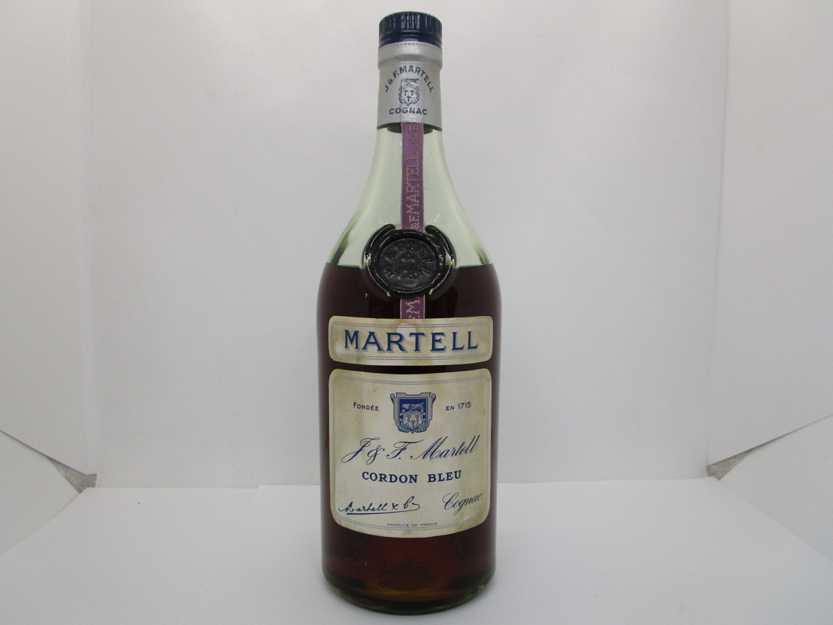 美品　ブランデー MARTELL マーテル コルドンブルー 緑瓶　旧ボトル マーテル コルドンブルー 旧ボトル グリーン 700ml MARTELL CORDON