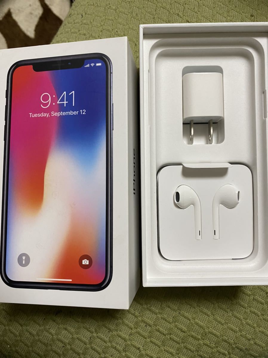 iPhone10 SIMフリー スペースグレイ 256GB_3