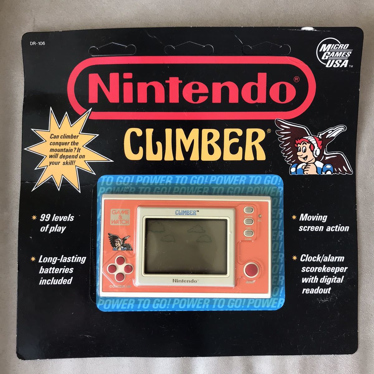 ゲームウォッチ 海外　激レア　任天堂公認 新品 ニンテンドークライマー ゲームウォッチ 未開封 海外 English