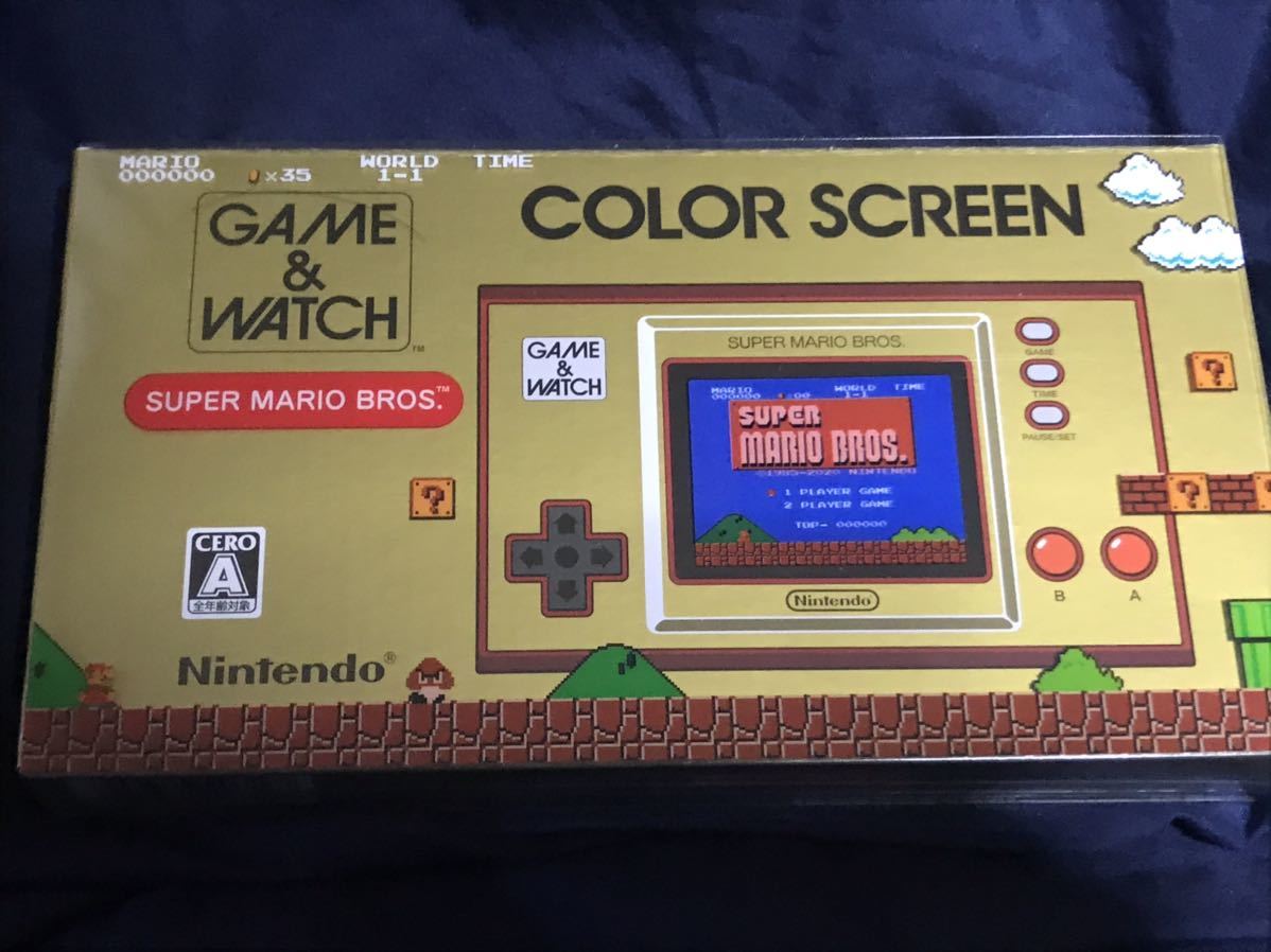 新品未使用品】任天堂 ゲーム＆ウオッチ スーパーマリオブラザーズ
