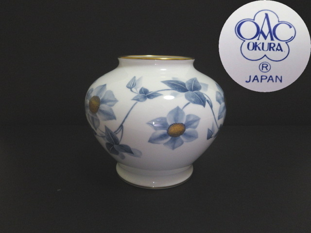 大倉陶園 ブルーローズ 花瓶」の人気商品一覧・価格比較 - 価格.com