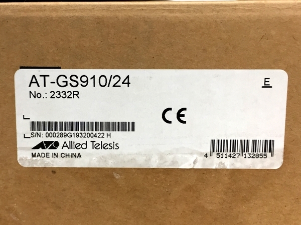 アライドテレシス AT-GS910/24 スイッチングハブ 開封済み 美品