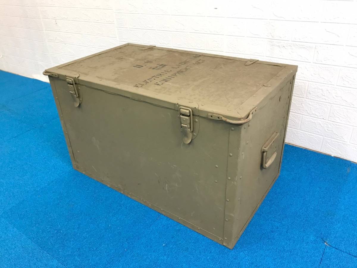 人気SALE，100%新品 米軍放出品 ボックス 木箱 道具箱 工具箱 W77.5&times;H45.5&times;D44cm 200 RL14LK(携行型)｜売買されたオークション情報、yahooの商品情報をアーカイブ公開 - オークファン 携行型