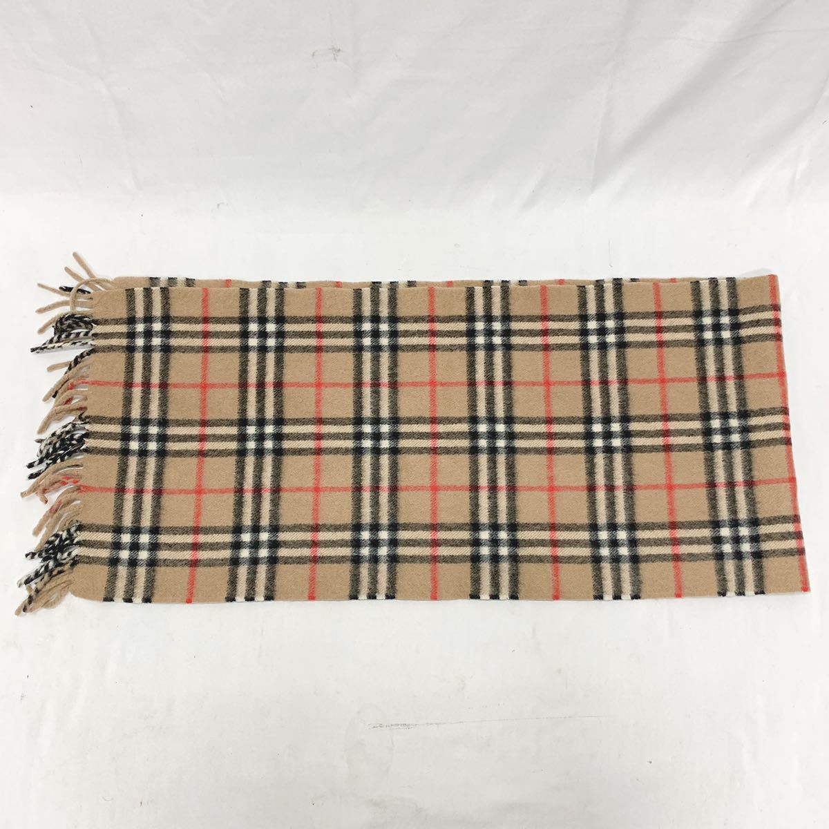 ノバチェック バーバリー マフラー 美品 カシミヤ ストール BURBERRY