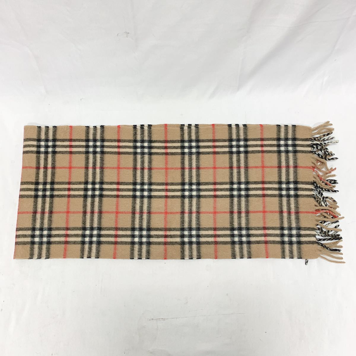 ノバチェック バーバリー マフラー 美品 カシミヤ ストール BURBERRY