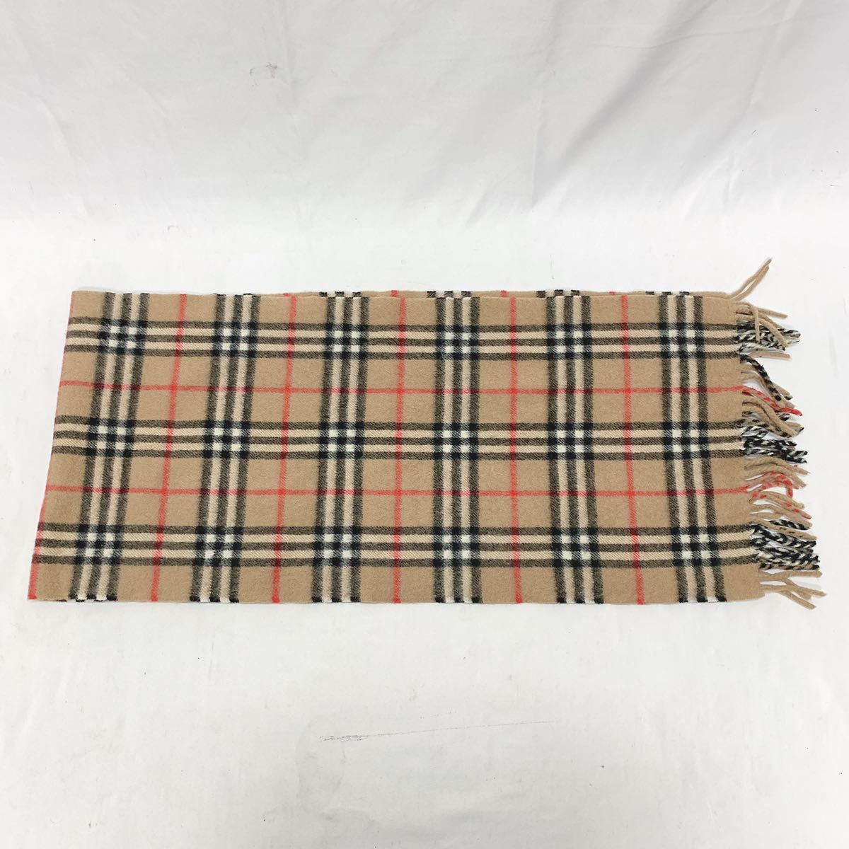 ノバチェック バーバリー マフラー 美品 カシミヤ ストール BURBERRY
