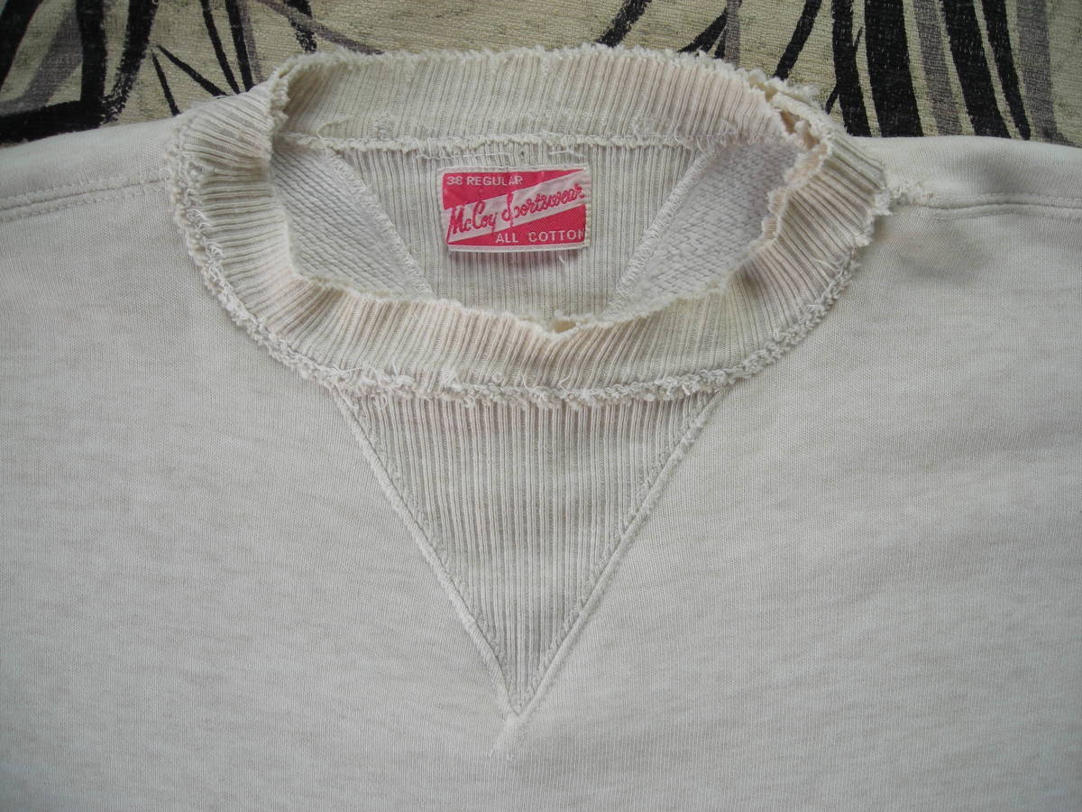 McCoy Sportswear マッコイ スポーツウェア はめ込み 両V 2本針 針抜き 