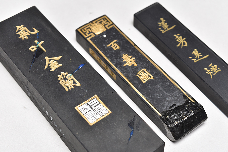 唐墨 書道 中国美術 古墨 古玩 文房四宝 中国書法 古 彩墨 文房四宝-笔墨纸
