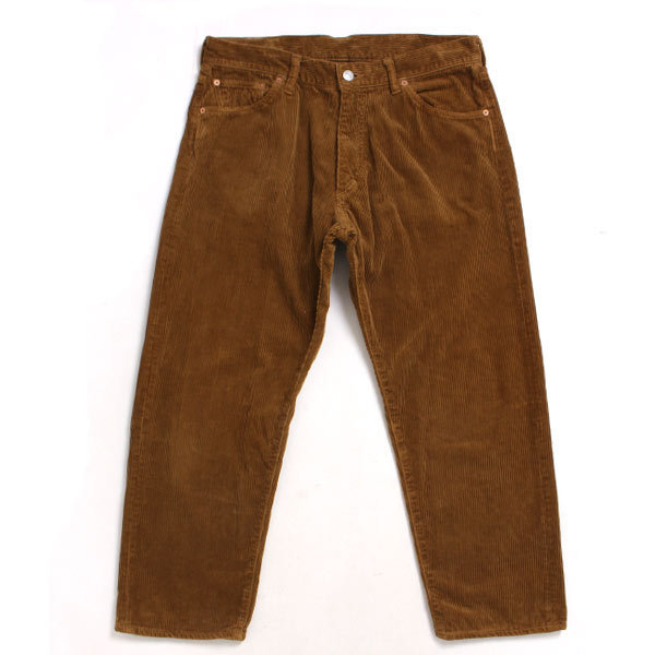 18AW EEL 冬の砂浜デニム コーデュロイ Ver. パンツ 定価17,820円 sizeS ブラウン EA-18270B イール