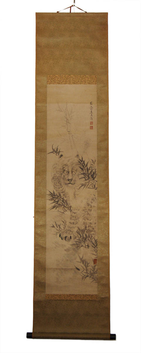暖簾『葡萄』水墨画家による肉筆 一点物（墨展）