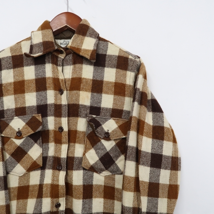 N2138 サイズ 14 古着 ビンテージ 70s 70年代 ウールリッチ Woolrich