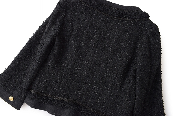 美品☆厳選☆VousEtesヴゼット4.6万☆38size/9号☆ジャケット黒