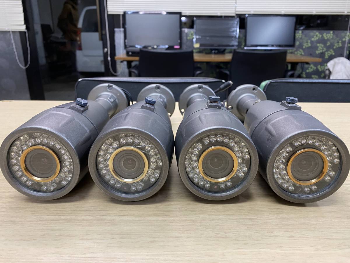 ALDB－V220S 防犯カメラ4台付き 動作確認済み 200万画素相当 ジャンク