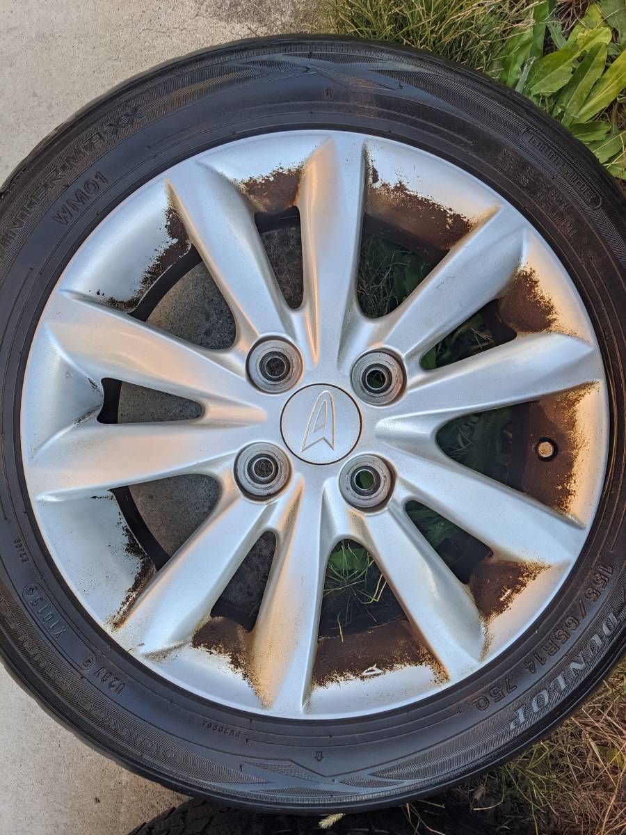 ダイハツ純正オプション 14インチアルミホイール 155⁄65R14 4本セット