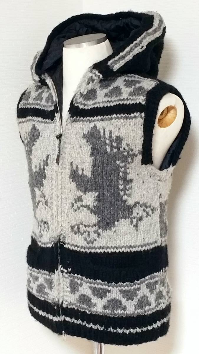  60900円BACKBONE&times;KanataThinsulate中綿キルティング裏地カウチンニットフーディーベスト別注バックボーン&times;カナタカウチンニットベスト(バックボーン)｜売買されたオークション情報、yahoo バックボーン