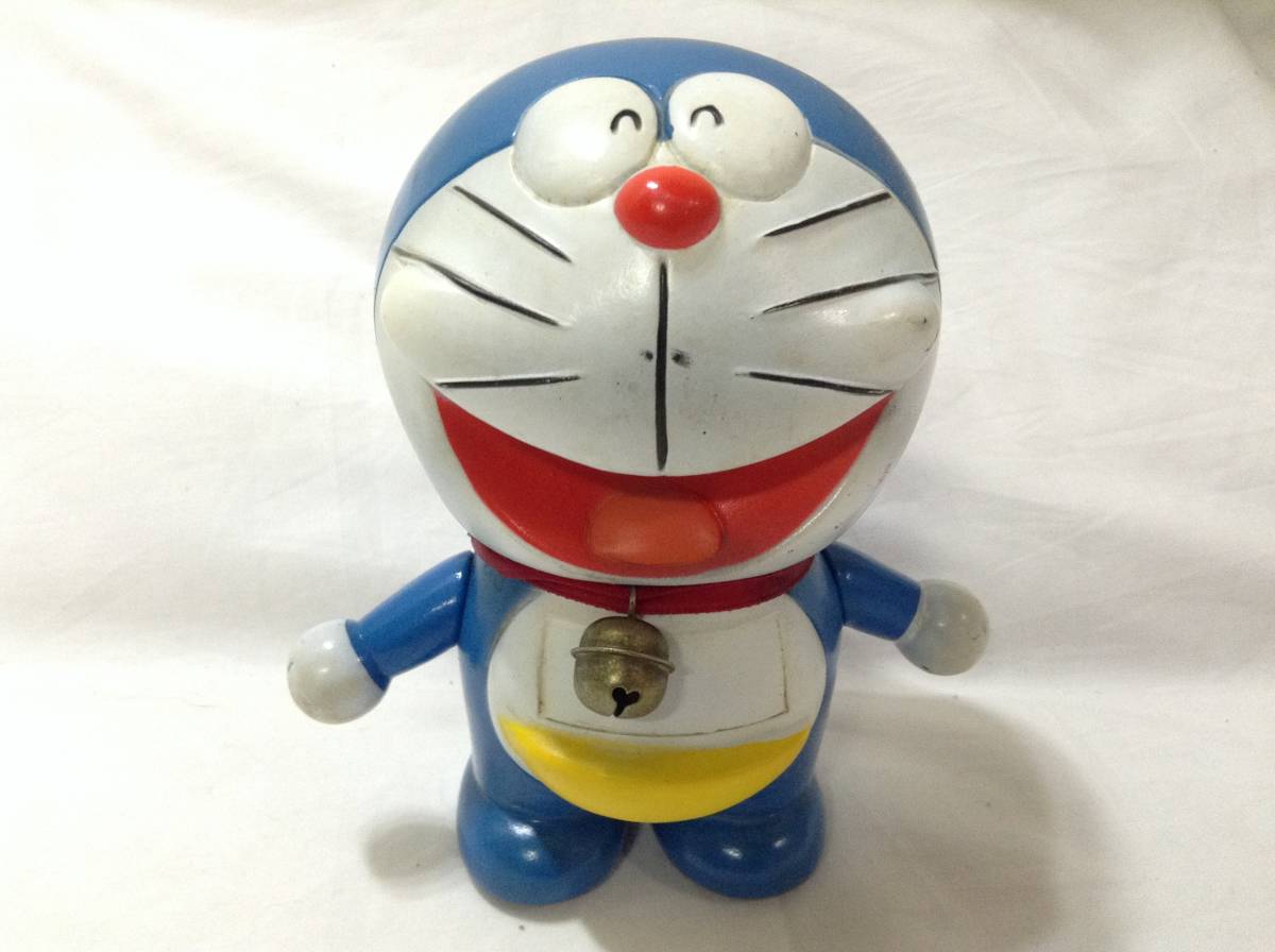 昭和レトロ 当時物 1979年 ポピー制 ドラえもん ソフビ人形 藤子不二雄