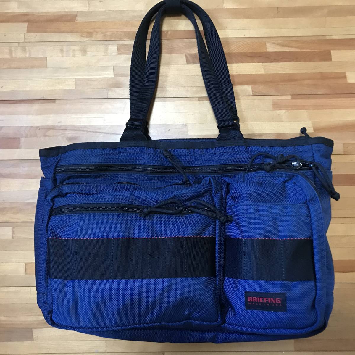 美品 人気商品 BRIEFING BS TOTE WIDE NAVY ブリーフィング BS トート 