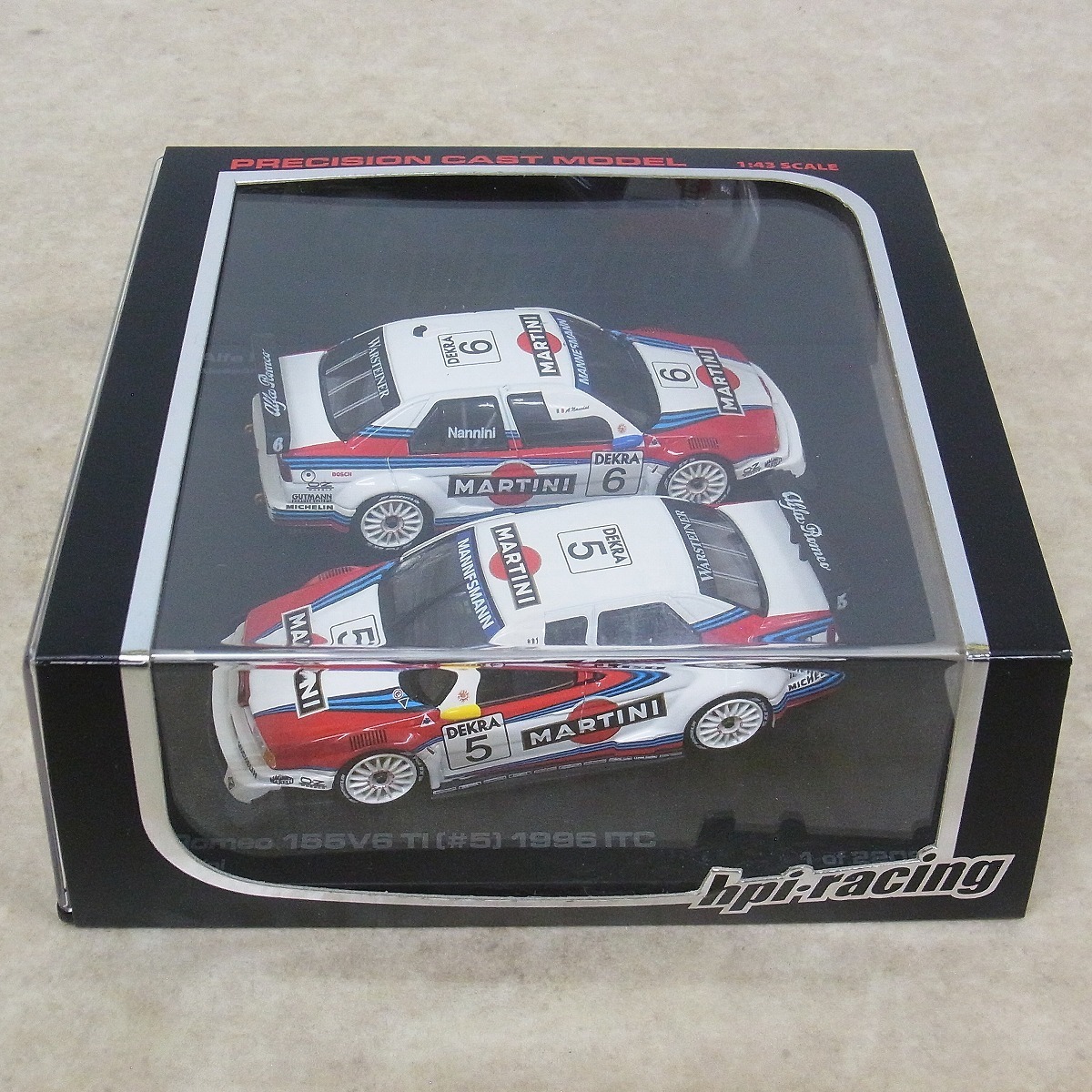 激安売り hpi-racing 1/43 アルファロメオ 155V6 TI #5＆#6 1996 ITC 