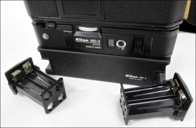 16 38-348161-26 [Y] ニコン Nikon F2 フォトミックAS カメラ モータードライブ MD-2 MD-3 まとめて セット 福38_10