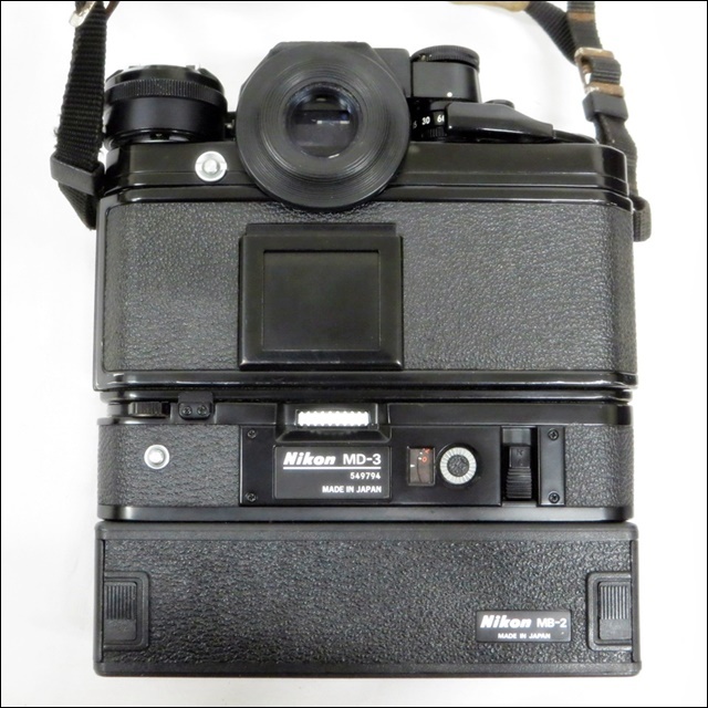 16 38-348161-26 [Y] ニコン Nikon F2 フォトミックAS カメラ モータードライブ MD-2 MD-3 まとめて セット 福38_4