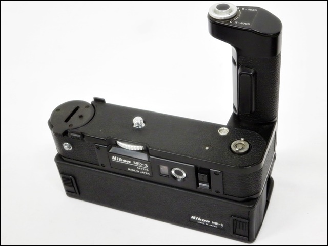 16 38-348161-26 [Y] ニコン Nikon F2 フォトミックAS カメラ モータードライブ MD-2 MD-3 まとめて セット 福38_9