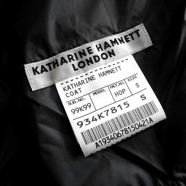 KATHARINE HAMNETT LONDON キャサリンハムネット 定価7.4万 3層ボンディング ダウンライナー付き ロングコート S 灰 7815▲047▼are1501e KATHARINE HAMNETT キャサリンハムネット ABOUT ロンドンの人気シリーズがアップデート 二
