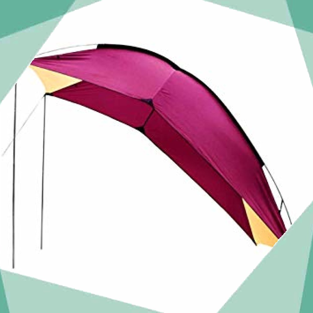 【お得】ワインレッド 雑貨の国のアリス カーサイドタープ 車 タープ サイド キャンプ イエロー テント ルーフ リアゲート ア_1