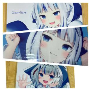 がうるぐら gaul gura ラバープレイマット 3枚セットポケモン MTG