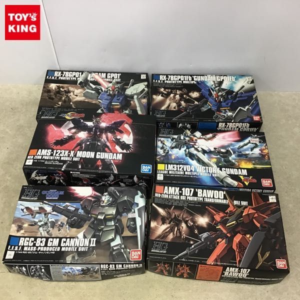 お得，HOT 1円 HGUC 1/144 ムーンガンダム バウ ジム キャノンII 他(プラモデル)｜売買されたオークション情報、yahooの商品情報をアーカイブ公開 - オークファン その他